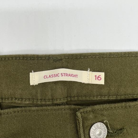 Levi's Womens Mid Rise Classic Straight Jean Size 16medium W33 L30 - Picture 7 of 8